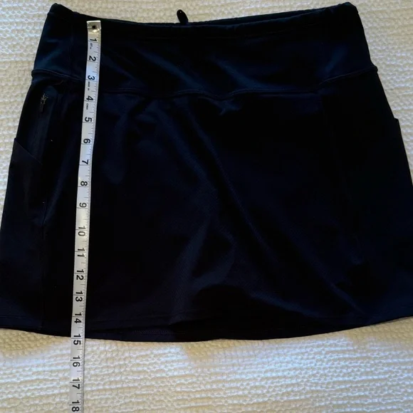 Athleta | Black Tennis Skirt/Skort with Pockets - Picture 8 of 8